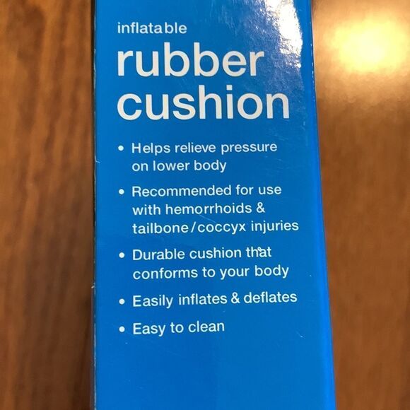 Inflatable rubber cushion donut. 14.5 inches. Has been tested - Picture 3 of 5